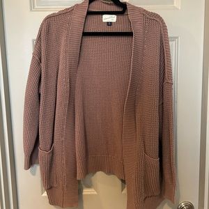 Brown open cardigan XXL